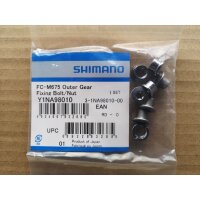 Shimano Kettenblattschrauben FC-M675 2-fach (Y1NA98010)...