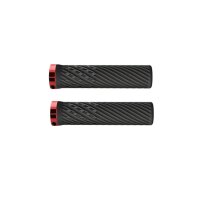 Herrmans Luna Lock Lenkergriffe Lock-on, schwarz/rot