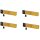 Shimano SM-PD69 Pedal-Reflektoren für PD-EF202 / PD-EF205, Set 4 Stück