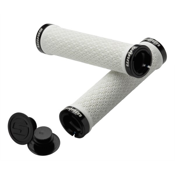 SRAM Locking / Lock-on Lenkergriffe, weiß/schwarz