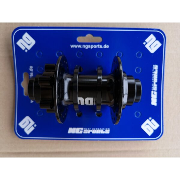 NG Sports Force Disc IS 6-Loch Nabe vorn, 110* 20 mm, schwarz, 32 Loch