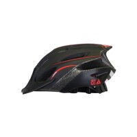 QT Cycletech Helm mattschwarz/rot, Gr. 58-61 cm
