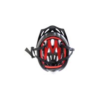 QT Cycletech Helm mattschwarz/rot, Gr. 58-61 cm