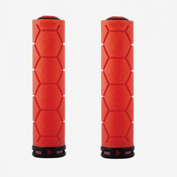 Fabric Silicone Lockon Lenkergriffe rot