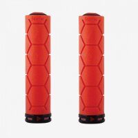 Fabric Silicone Lockon Lenkergriffe rot