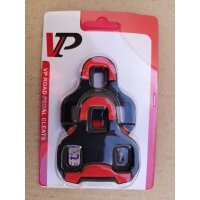VP ARC5 Schuhplatten / Cleats für Rennradpedal, rot...