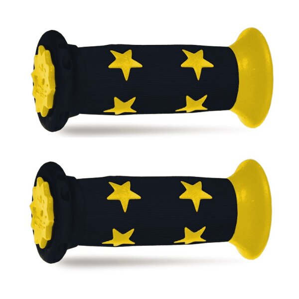 Progrip Kinder-Lenkergriffe schwarz/gelb, Set links+rechts