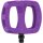Issi Thump Pedal Kunststoff, Set links & rechts, purple
