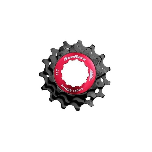 Sunrace SPCS11 B Ritzel 11/13/15 Zähne+Verschlußring 11-fach, schwarz