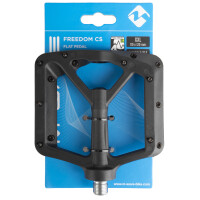 M-Wave Freedom CS Plattformpedal Thermoplast, Set links & rechts, schwarz