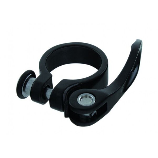 Promax Sattelklemme / Sattelklemmschelle Schnellspanner, 34,9 mm, schwarz