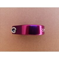XLC PC-B05 Sattelklemme / Sattelstützklemme mit Schraube, 34,9 mm, purple
