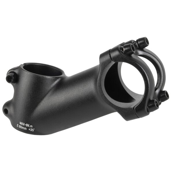 M-Wave ST-M3.2 Vorbau Ahead 35°, Länge 80 mm,Lenkerklemmung 31,8 mm, schwarz