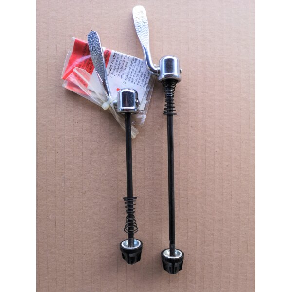Shimano Schnellspanner MTB für Naben, Stahl, Set VR + HR