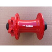 XLC Evo Disc IS 6-Loch Nabe vorn, 100*15 mm, 32 Loch, rot