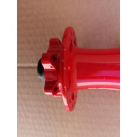 XLC Evo Disc IS 6-Loch Nabe vorn, 100*15 mm, 32 Loch, rot