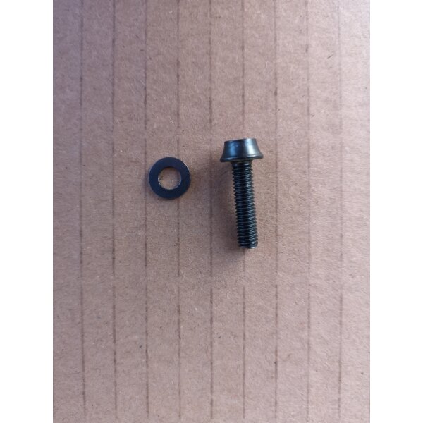 Aluminiumschraube M5*20 mm für Flaschenhalter, grau