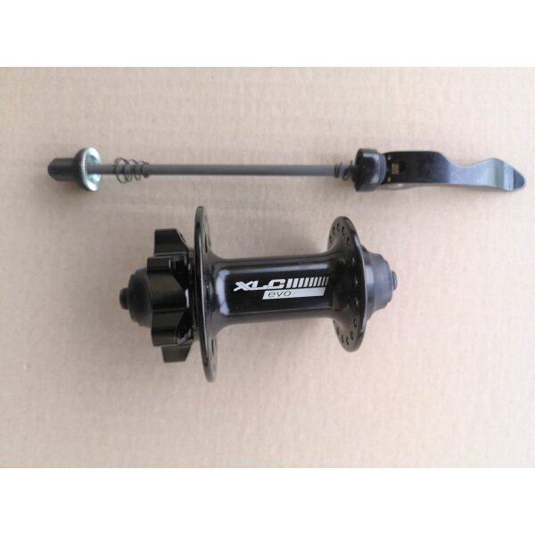XLC Evo Disc Nabe vorn, Schnellspanner, 32 Loch, schwarz