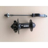 XLC Evo Disc Nabe vorn, Schnellspanner, 32 Loch, schwarz