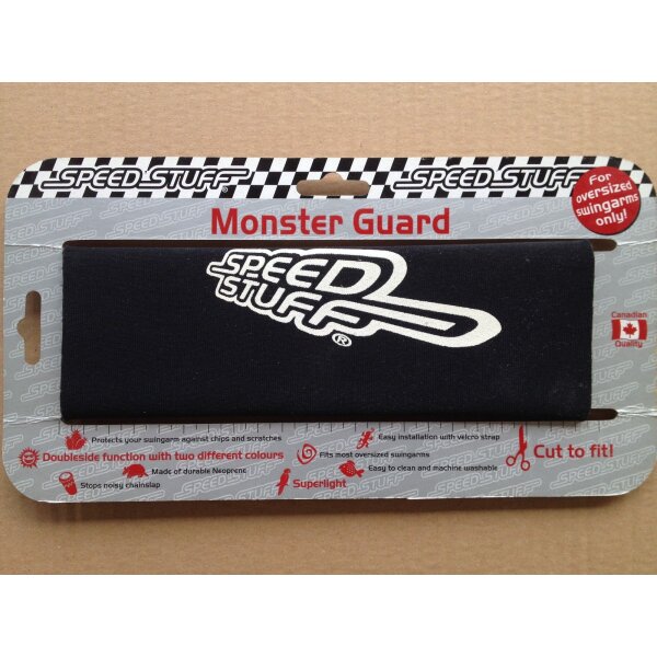 Speed Stuff Kettenstrebenschutz Neopren Monster Guard schwarz / grau, NEU