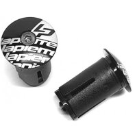 Lapierre Lenkerendstopfen, Aluminium, schwarz, 1 Paar