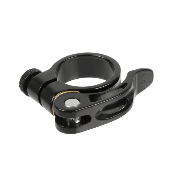 Zoom Sattelklemme / Sattelklemmschelle m. Schnellspanner 31,8 mm, schwarz