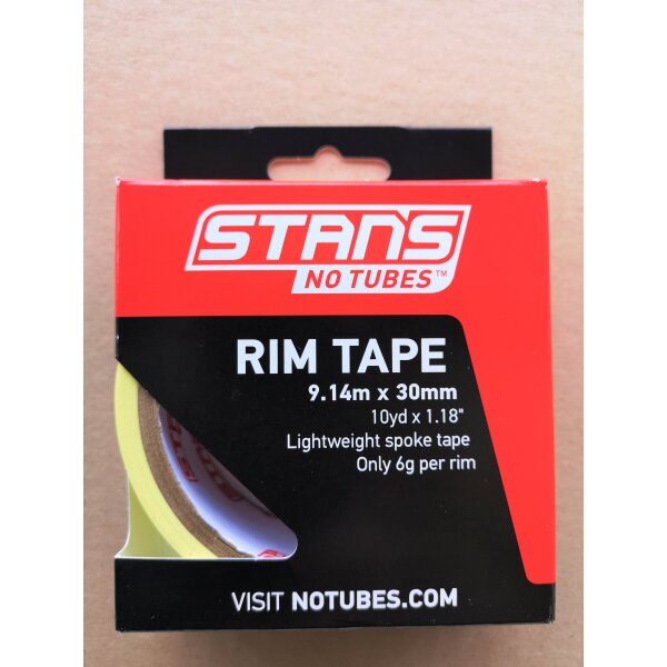 Stans Notubes Rim Tape Tubeless Felgenband 30 mm * 9,14 m, NEU
