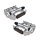 Union / Marwi SP-160 Fahrrad Pedal Aluminium Set links & rechts, silber