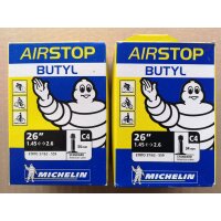 Michelin Airstop C4 Schlauch 26*1.45-2.6 Zoll AV, Set 2...