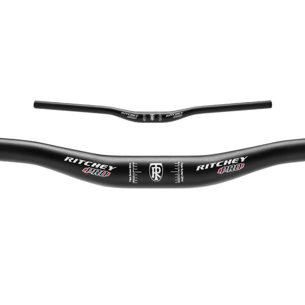 Ritchey Pro Riser Lenker, 710 mm, 20 mm, 31,8 mm, mattschwarz