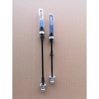 Schnellspanner für Naben, Alu/Stahlachsen, silber,...