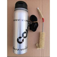 Elite Coki Trinkflasche Aluminium, 0,5 l, silber