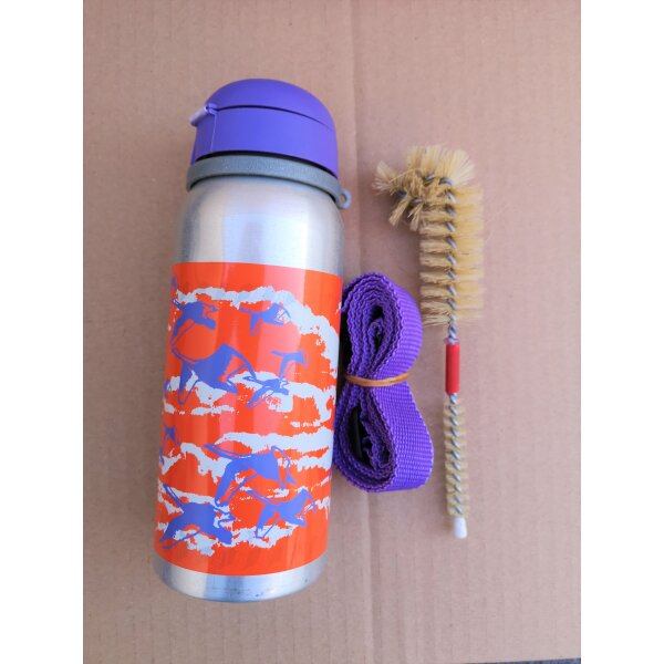 Elite Coki Trinkflasche Aluminium, 0,4 l, orange