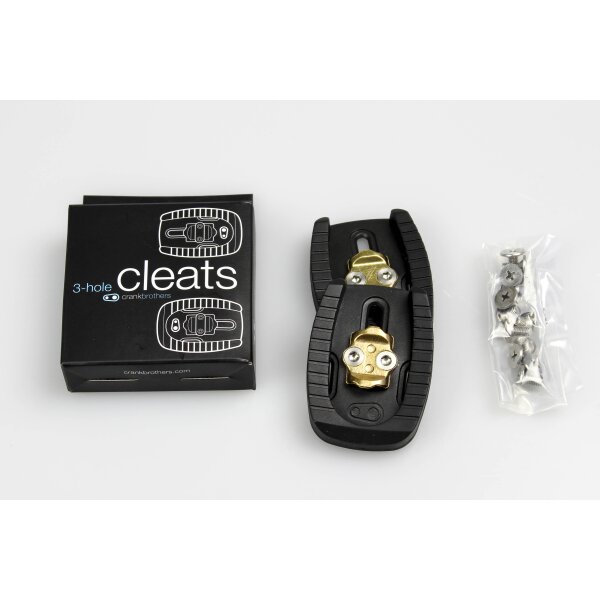 Crank Brothers 3-Hole Cleats für Schuhe mit 3-Loch Aufnahme (Rennrad), OVP
