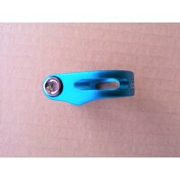 Control Tech One Sattelklemme / Sattelstützklemme mit Schraube, 31,8 mm, blau