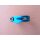 Control Tech One Sattelklemme / Sattelstützklemme mit Schraube, 31,8 mm, blau