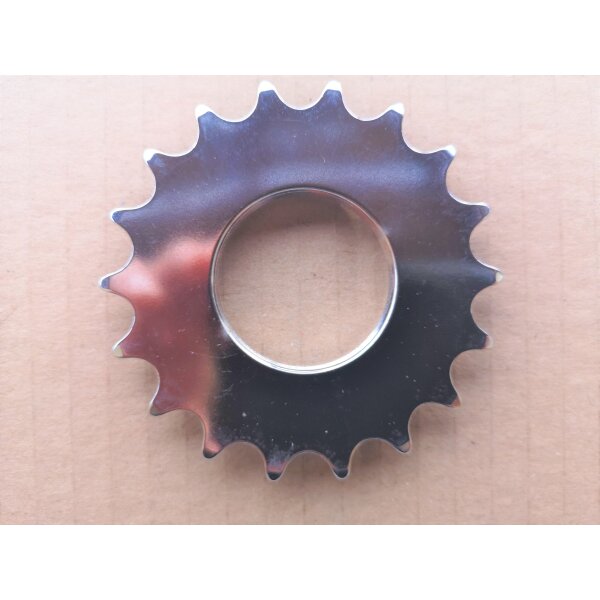 Novatec Schraubritzel Fixie/Bahnrad, 18 Zähne, 1/8", silber