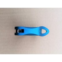 Control Tech One Sattelklemme / Sattelstützklemme mit Schnellspanner, 31,8 mm, blau
