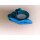 Control Tech One Sattelklemme / Sattelstützklemme mit Schnellspanner, 31,8 mm, blau