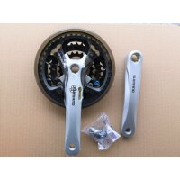 Shimano FC-M361 Kurbel silber, 3*7/3*8, 42/34/24...