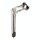 Kettler Schaftvorbau für 1 1/8" Gewindegabel, 25,4*80 mm, silber, verstellbar