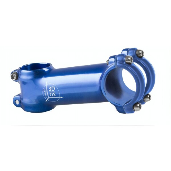 M-Wave AStem 3D Vorbau Ahead, 31,8*90 mm, blau