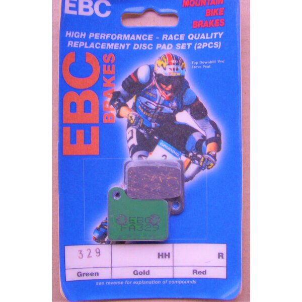 EBC Scheibenbremsbelag FA 329 Belag grün für Shimano Deore Bremsen (M02)