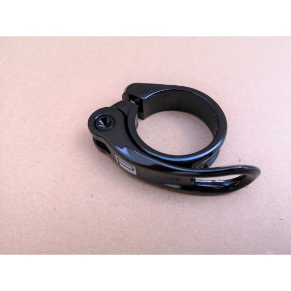 Promax SL Sattelklemme / Sattelklemmschelle Schnellspanner, 34,9 mm, schwarz
