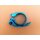 Promax SL Sattelklemme / Sattelklemmschelle Schnellspanner, 34,9 mm, blau