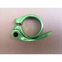 Promax SL Sattelklemme / Sattelklemmschelle Schnellspanner, 34,9 mm, grün