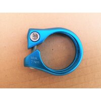 Promax SL Sattelklemme / Sattelklemmschelle, 34,9 mm, blau