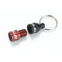 XLC PU-X07 Ventiladapter von SV/DV auf AV, rot