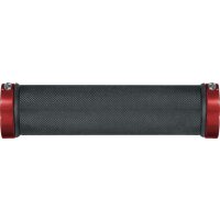 Herrmans Diamond Lock DD28 Lenkergriffe Lock-on, schwarz/rot