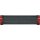 Herrmans Diamond Lock DD28 Lenkergriffe Lock-on, schwarz/rot